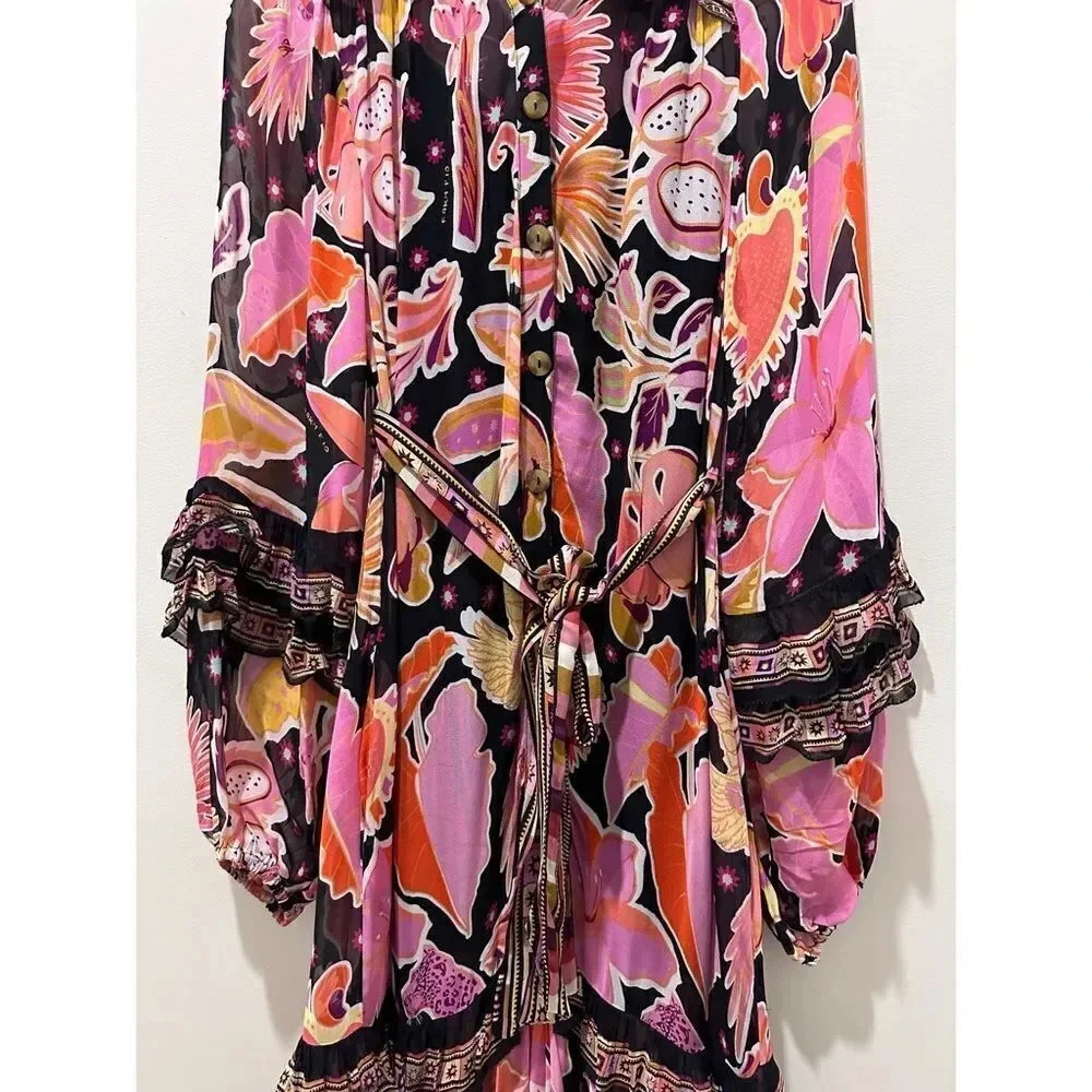 Farm Rio Enchanted Nature Dress - Picture 8 of 17
